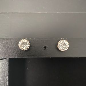 2 for $15. 8mm Cubic Zirconia Stud Earrings
